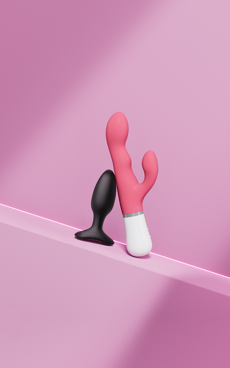 Lovense Nora & Hush 2: Rabbit Vibrator and Butt Plug | Dual-Ended Sex Toy for Vaginal and Anal Play - Get It Fast! Lovense Nora & Hush 2: Rabbit Vibrator and Butt Plug | Dual-Ended Sex Toy for Vaginal and Anal Play - Get It Fast!