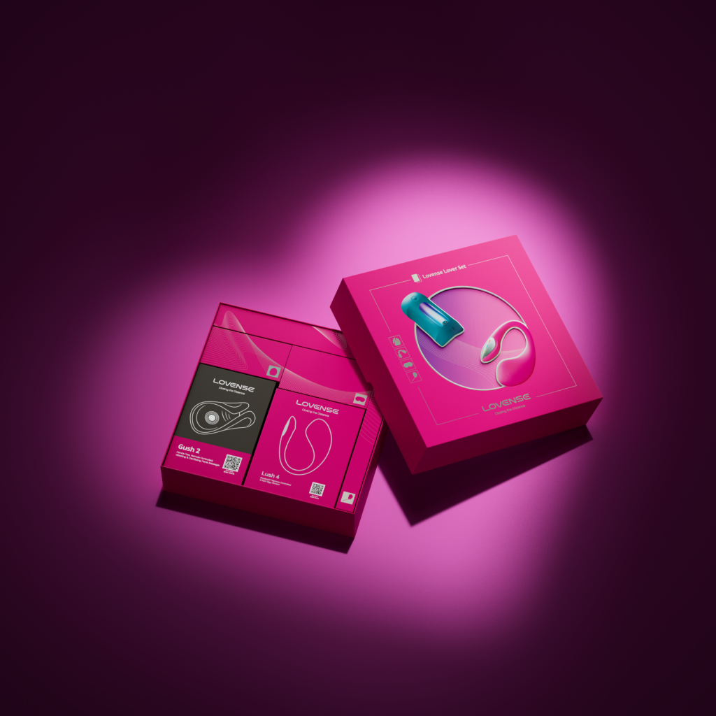 Lovense lover set with app-controlled sex toys