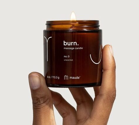 Burn - massage candle