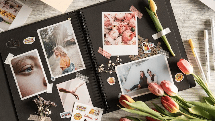 long-distance relationship gifts, scrapbook