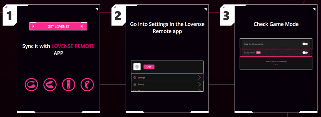 connecting lovense sex toy, 