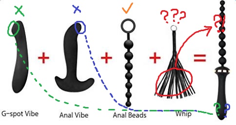 combo anal beads and why they're bad, bad anal beads