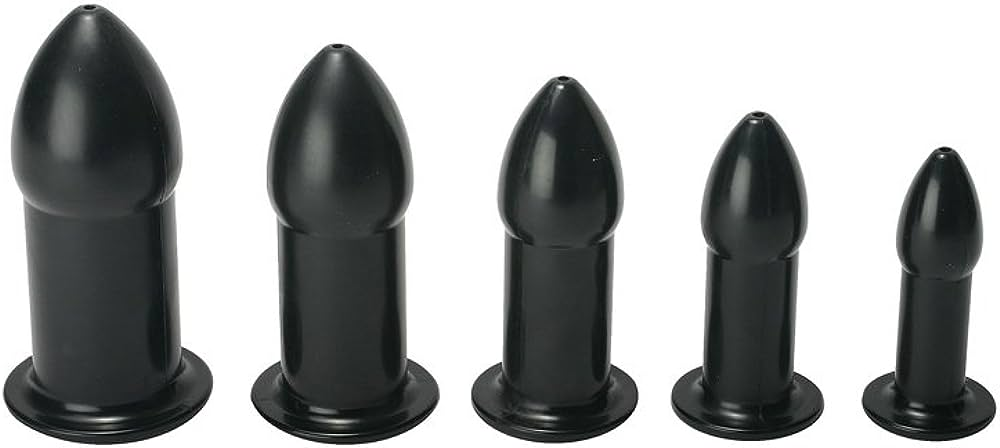 Anal trainers set of 5 in black