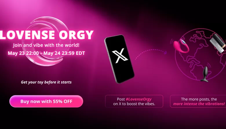 Lovense orgy on X 2026