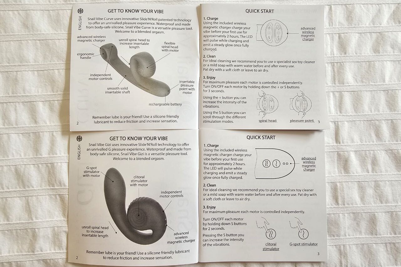 SVibe instruction manuals