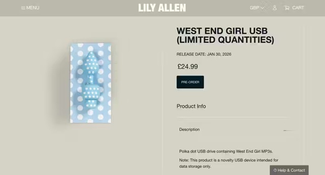 Lily allen butt plug usb