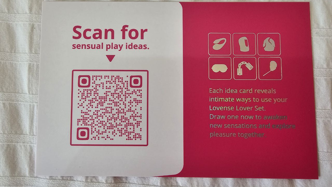 Lovense lover's set QR code for ideas