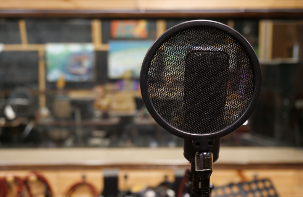 A mic pop filter