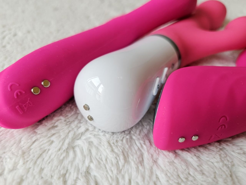 Lovense Velvo - Osci 3 - and Nora app-controlled rabbit vibrators