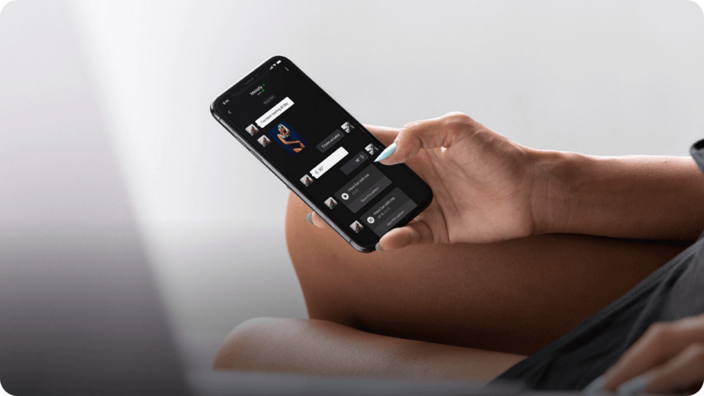 A smart phone connected to an app-controlled sex toy 