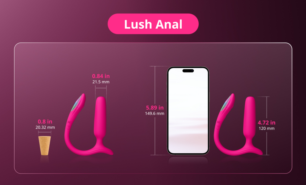 Lovense Lush Anal vibrating butt plug