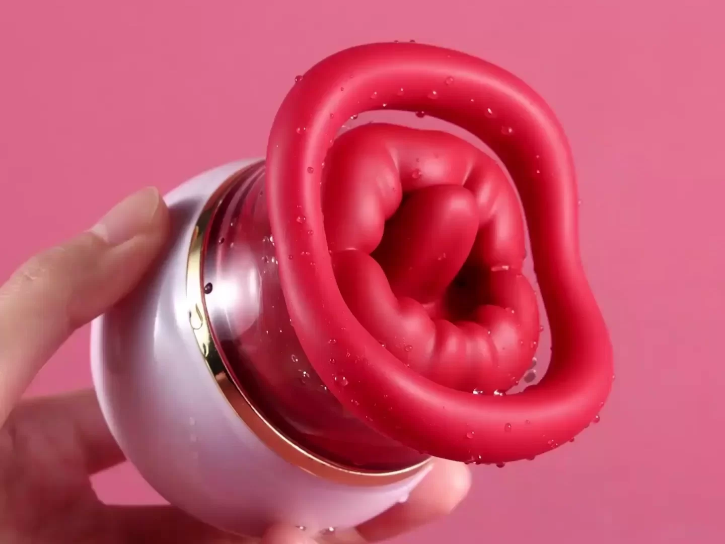 Hungry Rose Suction and Nipple Vibrator